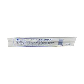 康德莱 一次性使用无菌注射器 带针 1ml 0.45×16 RWLB(100支/盒 30盒/箱)