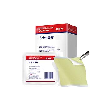 振德 灭菌凡士林纱布 5×15cm  细布（1片/袋 30袋/盒 300袋/箱）