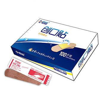 恒迪(HengDi) 创口贴 无纺布 普通型 70mm*18mm 箱装(100盒)