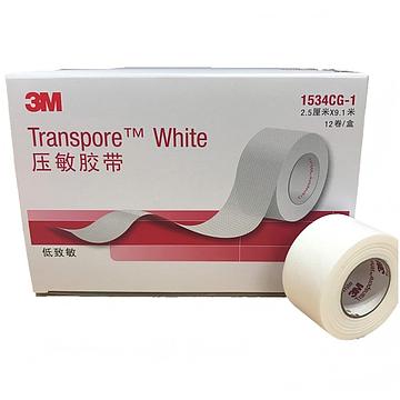 3M  医用压敏胶带 2.5cm×9.1m 1534CG-1（12卷/盒 10盒/箱）