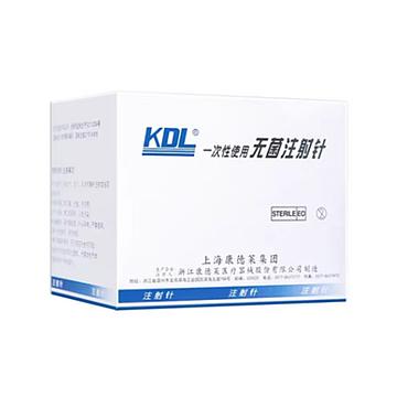 康德莱KDL 一次性使用无菌注射针  0.7mm×80mm (100支/盒 20盒/箱)