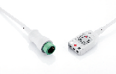 迈瑞Mindray 12针3导小儿/新生儿 心电主电缆组件 IEC/AHA除颤型