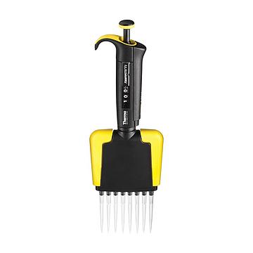 赛默飞世尔 Thermo F2八道移液器Finnpipette黄色 5-50ul 4662010