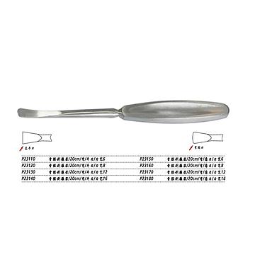 金钟 骨膜剥离器 P23150（20cm弯圆刃 刃宽6）