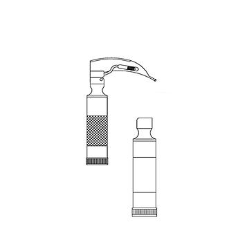 金钟 麻醉咽喉镜 H33040（I型 插口 弯）