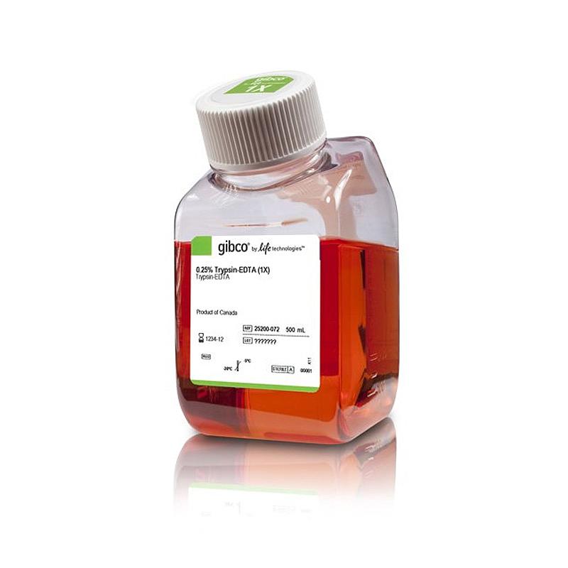 Gibco 胰酶0.25% Trypsin-EDTA 500ml 25200072