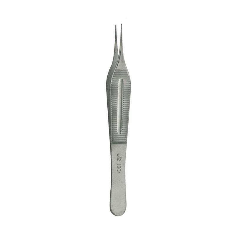 金钟 整形镊 JD3050（12cm有钩 头宽0.6）