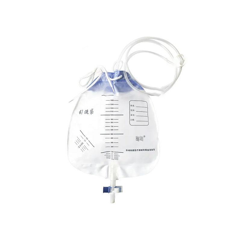 伟康  一次性使用引流袋 防逆I型-1500mL（10支/包 20包/箱）