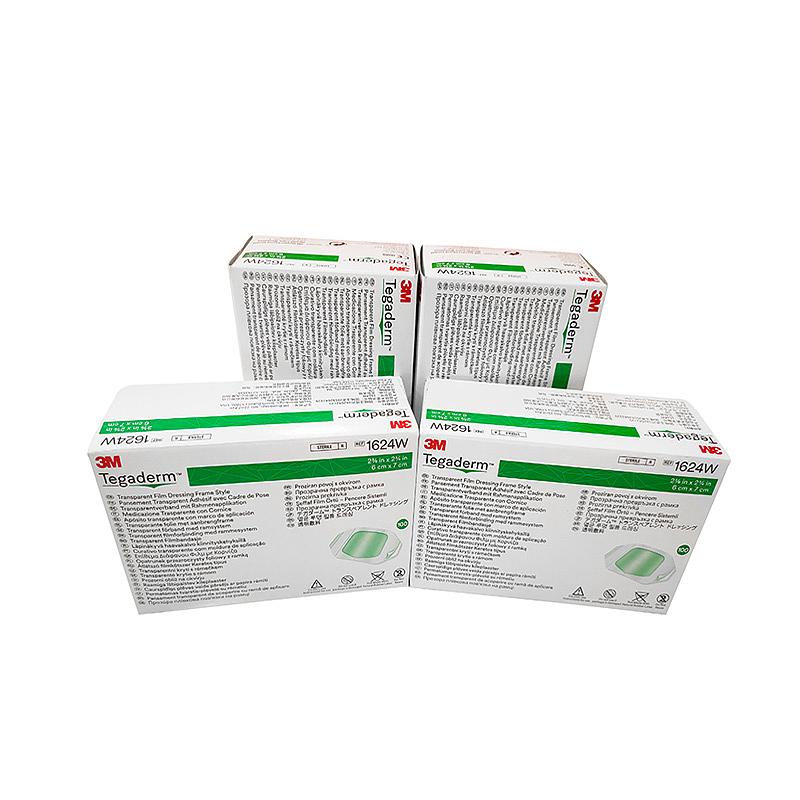 3M 透明敷料 6cm×7cm 1624W（100片/盒 4盒/箱）