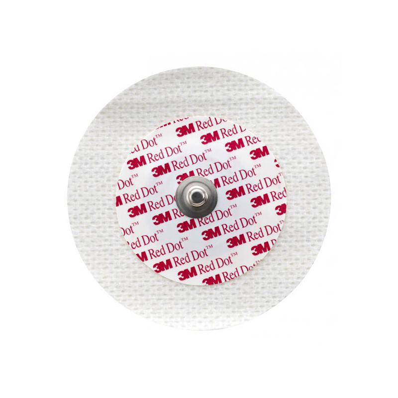 3M 一次性使用心电电极 不可透射线 软纱布 圆形 6cm (50片/包 20包/箱）